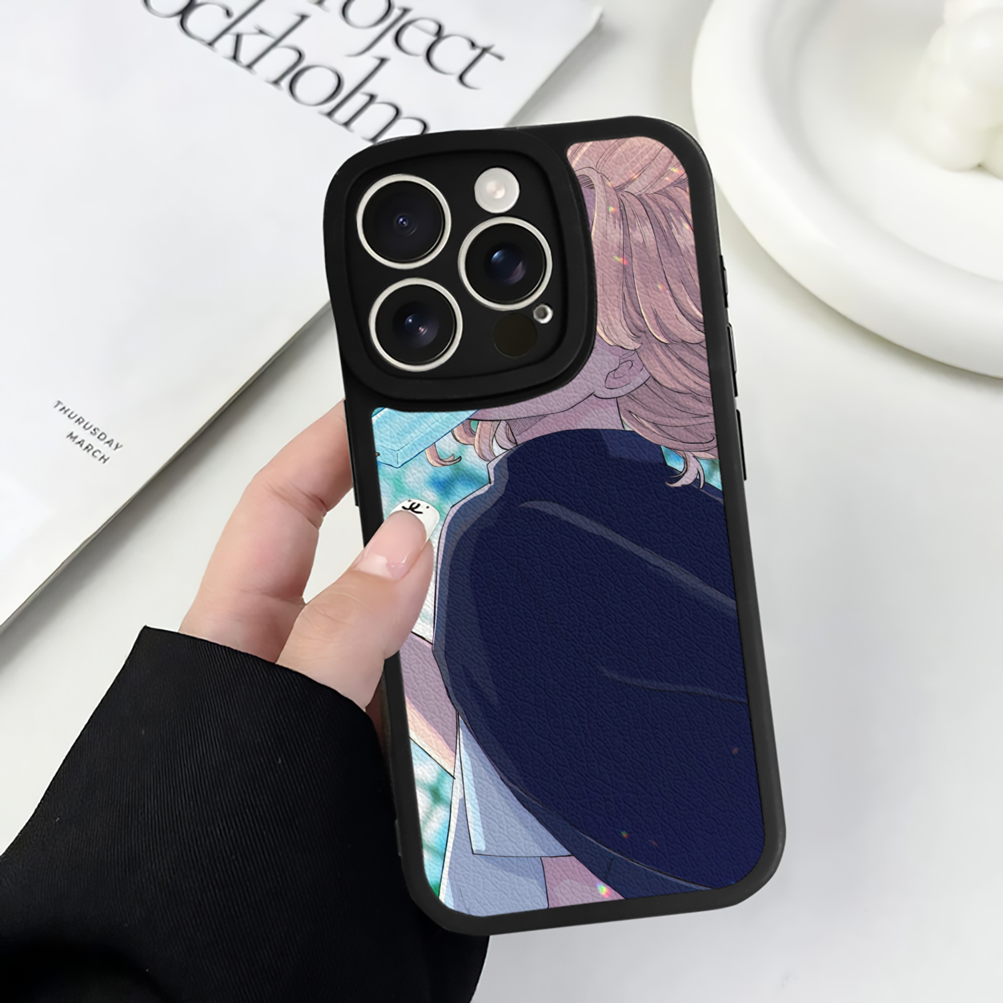 （画像用） 東京リベンジャーズ Tokyo Revengers 【iPhone 16シリーズ対応】シリコンスマホケース（レザー調） 材質：シリコン